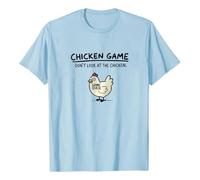 Chicken Game Don't Look at The Chicken Funny Chicken T-Shirt T-Shirt Anthracite Men's, lightblue, XL