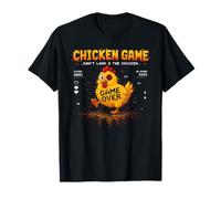 Chicken Game Don't Look at The Chicken Funny Farmer Chicken T-Shirt