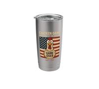 Chicken Game Don't Look at The Chicken Game Over Stainless Steel Insulated Tumbler