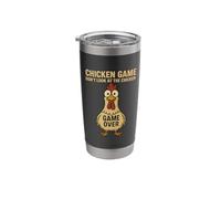 Chicken Game Don't Look at The Chicken Game Over Stainless Steel Insulated Tumbler