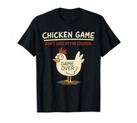 Chicken Game Don't Look at The Chicken Meme Kids Christmas T-Shirt