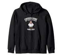 Chicken Game Don't Look At The Chicken Zip Hoodie