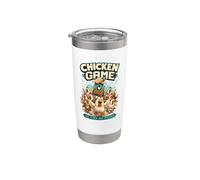 Chicken Game Pixel Art Spawns Stainless Steel Insulated Tumbler