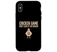 Chicken Game Theory Design Don’t Look at the Chicken Funny Case for iPhone X/XS