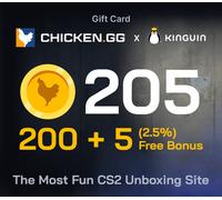 Chicken.GG 200 + 5 FREE Tokens