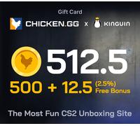 Chicken.GG 500 + 12.5 FREE Tokens