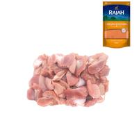 Chicken Gizzards 1kg with Rajah Chicken Seasoning 100g - Halal Gizzards Pack