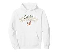 Chicken Granny Vintage Hen Floral Poultry Farming Aesthetic Pullover Hoodie