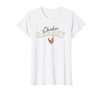 Chicken Granny Vintage Hen Floral Poultry Farming Aesthetic T-Shirt