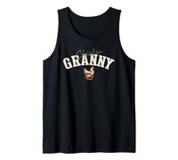Chicken Granny Vintage Hen Floral Poultry Farming Aesthetic Tank Top