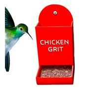 Chicken Grit Dispenser Feeder - 5 Gallon Container, Anti-Waste Baffle, Chicken Feeder, Hanging Mount System | Animal Friendly Grit Dispenser Feeders, Poultry Equipment For Backya