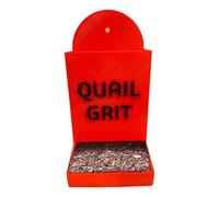 Chicken Grit Feeder - Poultry Feeding Station, Coop Dispenser Tray, Chick Tool, Animal Friendly Feeder, Sturdy Accessory | Practical Feed Station For Raising Chickens, Farms, Backyard Flocks, Pet Bird