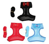 Chicken Harness Pulling Ropes 3 Sets Cloth for Pet Chicken
