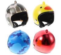Chicken Helmet Adjustable Plastic 4pcs for Chickens