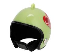 Chicken Helmet Funny Protection Hen Hard Hat Bird Safety Hat Hood Chicken Accessory Made PP Strong and Durable for Home Chickens Four Styles Available Flame Black (Green love)