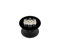 Chicken Hen Rooster Rap Old School Retro Streetwear 80s 90s PopSockets Adhesive PopGrip
