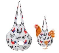Chicken Holder Bag, Poultry Carrier Sling with Handle, 13.5x13.5 Inch Waterproof Chicken Transport Bag Farm Supplies for Hen Rooster Care, Travel, Farming