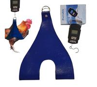 Chicken Holder Sling - Hen Measuring Pouch, Livestock Scale Carrier Bag | Small Animal Transporter Unit, Farmburn Weight Rating Accessories, Poultry Harness Set Proper Use