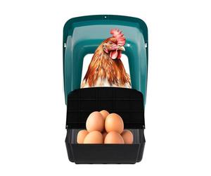 Chicken House 46.6 * 39 * 41.5cm 4Pcs Brooder Box for Chicks with Easy to Retrieve Eggs Tilted Chassis, Simple Cleaning Plastic Chicken Coop for Small Backyard or Operate a Large Poultry Farm