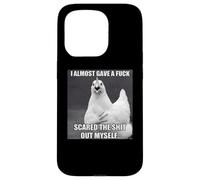 Chicken I Almost Gave A Fuck Funny Farm Animal Meme Case for iPhone 15 Pro