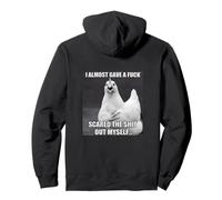 Chicken I Almost Gave A Fuck Funny Farm Animal Meme Pullover Hoodie