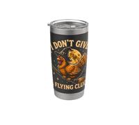 Chicken I Don't Give A Flying Funny Cluck Witch Humor Stainless Steel Insulated Tumbler