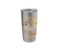 Chicken I Don't Give A Flying Funny Cluck Witch Humor Stainless Steel Insulated Tumbler