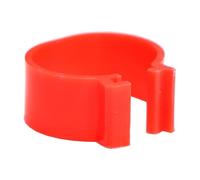 Chicken Identification Leg Bands, Chicken Leg Rings 7 Colors 16 18 20 25mm 100 Pcs Plastic Open Type(White 100PCS,18mm)
