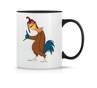 Chicken Joe Is A Vibe Ambasador Classic Magic Ceramic Coffee Tea Cup White Black Pink 330ml