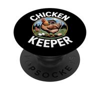 Chicken Keeper Fresh Eggs Daily Farm Living Chicken PopSockets Adhesive PopGrip
