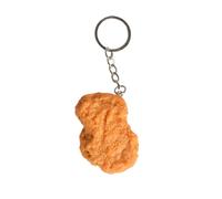 Chicken Keyring,Funny Gifts Chicken Nugget Keyrings,Realistic Fried Creative Imitation Food Fun Cute Key Ring for Women Lovers Bags Backpacks Suitcases Handbag Purse Keys Accessories Washable Durable