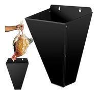 Chicken Killing Cone,Flat Back Steel Restraining Funnel | Turkey Processing Tool, Defeathering Machine for Turkeys Up to 14 Pounds