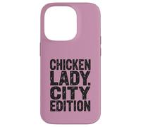Chicken Lady City Edition Urban Farming Backyard Coop Case for iPhone 14 Pro