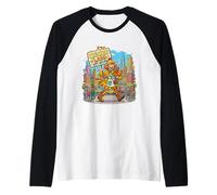 Chicken Lady City Edition Urban Farming Backyard Coop Raglan Baseball Tee