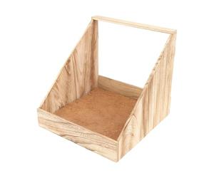Chicken Laying Boxes - 33cm Wooden Nest With Perch | Chicken Egg Box Coop | Poultry Perch | Sustainable Agricultural Nest Shelter | Backyard Bird Habitat P