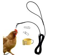 Chicken Lead Adjustable | Escape Proof Poultry Walking Rope With Loops | Lightweight Chicken Rope | Adjustable Poultry Strap | Metal Buckle Design | Garden Walking For Hens Ducks Geese