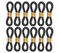 Chicken Leg Bands Corrective Support Black Adjustable 100pcs Rubber and Metal Splay Leg Hobble Brace and Easy to Use Design for Newborn Chicks and Quails for Poultry Care