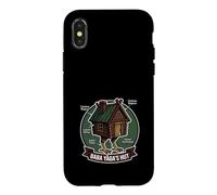Chicken Leg Hut Anatomy Chart Slavic Folklore Fan Case for iPhone X/XS