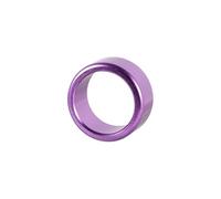 Chicken Leg Identification Rings, Chicken Leg Rings 20Pcs Inner Diameter 8/10mm High 6mm Aluminum Foot Ring Pigeon Training Flight Competition Bird Supplies(Purple,8 x 6mm( ID x H ))
