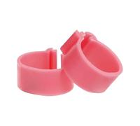 Chicken Leg Poultry Identification Rings, 50 Pcs 1.6-2cm Chicken Leg Rings Multicolor For Poultry Identification(Pink,Inner Diameter 2cm)