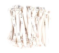 Chicken Leg Poultry Identification Rings, Adjustable Chicken Leg Rings 0.8-2.8cm 100 Pcs Multicolor(White)