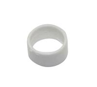 Chicken Leg Poultry Identification Rings, Poultry Foot Rings For Chickens Ducks Parrots Multicolor 1.6-2.0cm 100 Pcs(White,Inner Diameter 1.8cm)