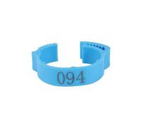 Chicken Leg Ring 25/50 Pcs Chicken Foot Ring With Adjustable Inner Diameter 2~2.4cm Poultry Digital Duck And Goose Farm Management Supplies(Blue,50 Pcs)