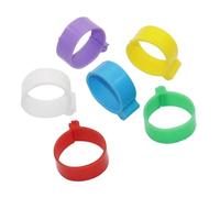 Chicken Leg Ring 30Pcs Internal Diameter 25mm Poultry Foot Ring Buckle Type Clip Rings Chicken Duck Goose Adult Turkey Farming Equipment(Light green)