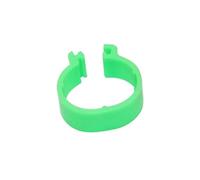 Chicken Leg Ring 70 Pcs Internal Diameter 16mm Poultry Foot Ring Buckle Type Clip Rings Chicken Quail Adult Turkey Farming Equipment(Green)