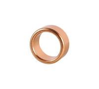 Chicken Leg Rings 20Pcs Inner Diameter 8/10mm High 6mm Aluminum Foot Ring Pigeon Training Flight Competition Bird Supplies(Gold,10 x 6mm( ID x H ))