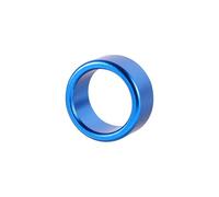 Chicken Leg Rings 20Pcs Inner Diameter 8/10mm High 6mm Aluminum Foot Ring Pigeon Training Flight Competition Bird Supplies(Blue,10 x 6mm( ID x H ))