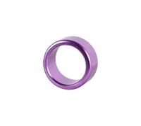 Chicken Leg Rings 20Pcs Inner Diameter 8/10mm High 6mm Aluminum Foot Ring Pigeon Training Flight Competition Bird Supplies(Purple,10 x 6mm( ID x H ))