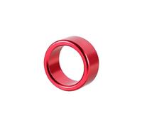 Chicken Leg Rings 20Pcs Inner Diameter 8/10mm High 6mm Aluminum Foot Ring Pigeon Training Flight Competition Bird Supplies(Red,10 x 6mm( ID x H ))