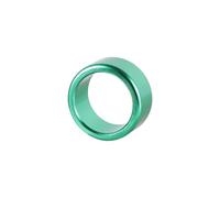 Chicken Leg Rings 20Pcs Inner Diameter 8/10mm High 6mm Aluminum Foot Ring Pigeon Training Flight Competition Bird Supplies(Green,10 x 6mm( ID x H ))